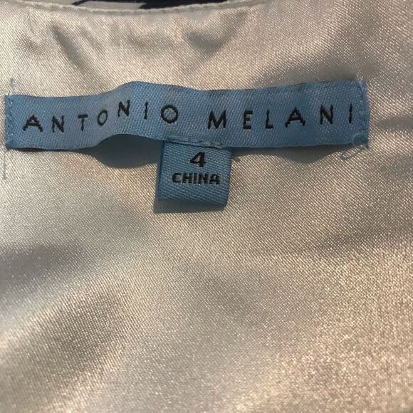 ANTONIO MELANI Skirt Women's Size 4 Multi-Colored Geometric Midi Pencil - Picture 5 of 6